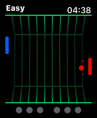 Online multiplayer in Crown Tennis for Apple Watch